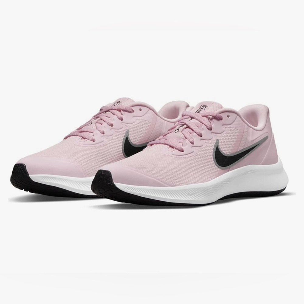 Nike Star Runner 3 (GS) Sneaker Pink Foam/Black. Pink Running shoes, Soft, 6.5Y
